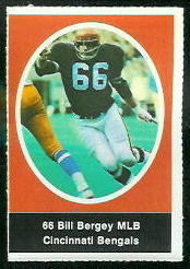 1972 Sunoco Stamps      114     Bill Bergey